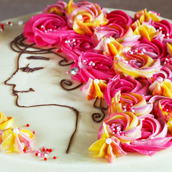Beautiful Lady Truffle Cake 1 Kg – Simla Sweets