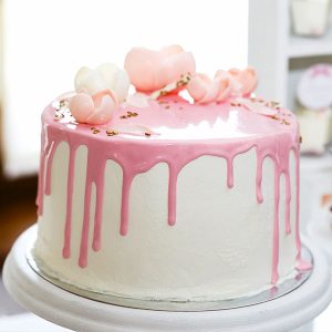 Pastel Floral Love Vanilla Cake