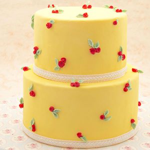 Yellow Lemon Butterscotch Cake