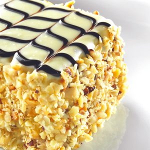 Almond Flakes Cream Cake