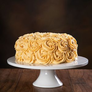 Butterscotch Rose Cream Cake