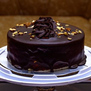Chocolate Almond Delight Cake