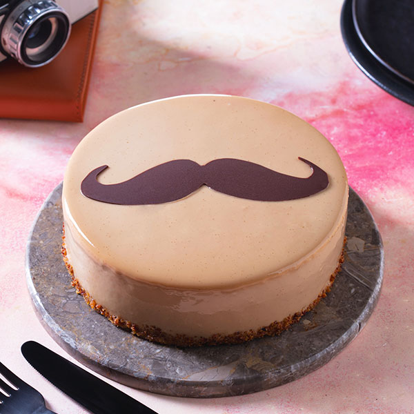 This Moustache Cake Perfect for Father or Man | Order online in Faridabad