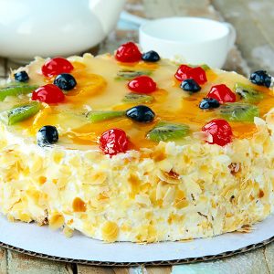 Mix Fruit Gateau Cake