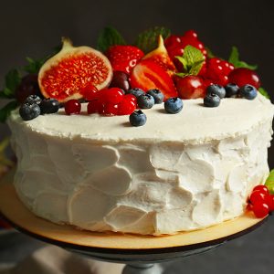 Mixed-Berry Chiffron Cake